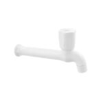 TORNEIRA ABS BRANCA PAREDE FIXA LONGA C/ AREJADOR C25 - ULTRA METAIS