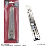 ESTILETE METAL 18MM C/ TRAVA - SQ