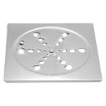 GRELHA INOX QUADRADA 10CM X 10CM C/ FECHO CROMADA - OVERTIME