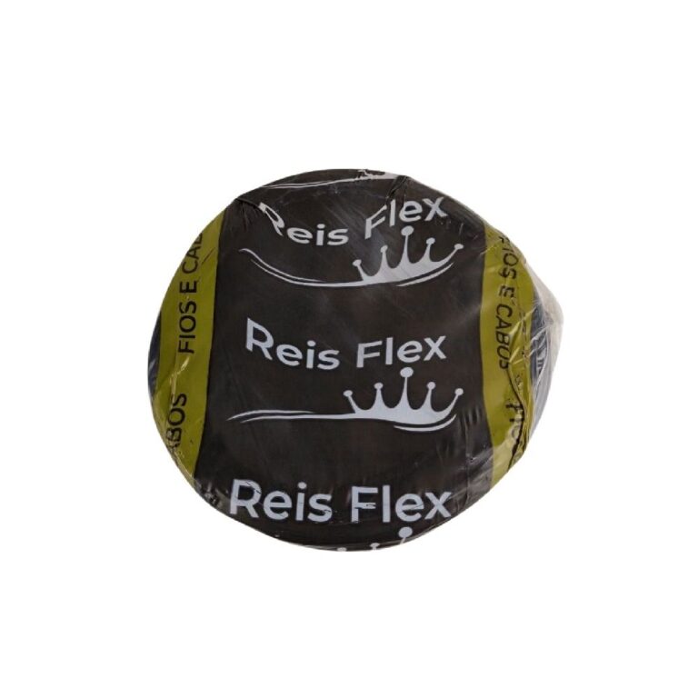 CABO FLEXIVEL ROLO C/ 100M 1,5MM - REI FLEX Preto
