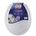 ASSENTO ALMOFADADO OVAL UNIVERSAL - HERC Cinza-Claro