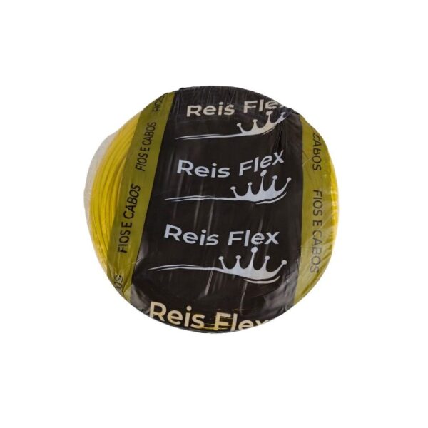 CABO FLEXIVEL ROLO C/ 100M 1,5MM - REI FLEX Amarelo