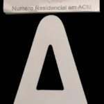 LETRA "A" RESIDENCIAL BRANCO - STYLE