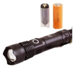 LANTERNA TÁTICA MILITAR RECARREGAVEL T9 C/ STROBO