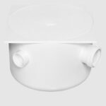 CAIXA SIFONADA QUADRADA 250MM X 250MM X 75MM C/ TAMPA - HERC