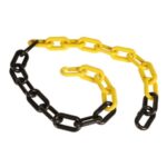 CORRENTE ELO P PRETO/AMARELO C/ 10 M - PLASTCOR