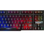 TECLADO MULTIMIDIA SEMI MECANICO COM ILUMINACAO RGB - EXBOM