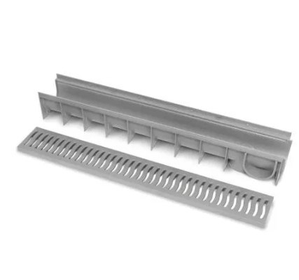 RALO LINEAR P/ PISO C/ GRELHA 100cm x14,5cm x14,5cm - ROMA