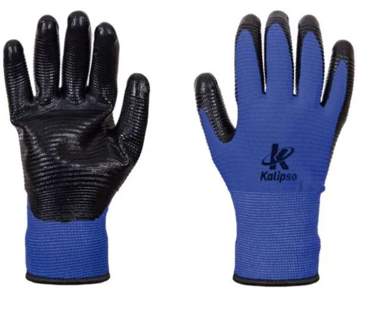 LUVA NITRIL WAVE AZUL T. 10 (XG) - KALIPSO