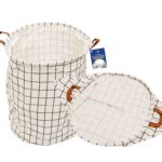 CESTO ORGANIZADOR DOBRAVEL QUADRICULADO BRANCO 60L 0,50 M - 123 UTIL