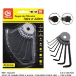 JG. CHAVES TORX E ALLEN C/ 8 PC - SQ