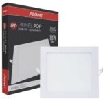 PLAFON LED EMBUTIR QUADRADO 18W 6500K - AVANT
