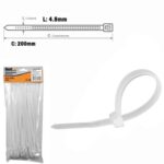 ABRAC NYLON BR 4.8MM X 200MM C/ 100 UN - BF