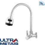 TORNEIRA GOURMET CROMADA COZ. PAREDE 3/4 C70 - 1/4 Volta - ULTRA METAIS
