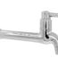 TORNEIRA ABS CROMADA PAREDE FIXA LONGA C/ AREJADOR C72 - ULTRA METAIS / VIT