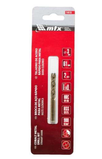 BROCA A.R. 3,5 MM TITANIO HASTE CILINDRICA - MTX