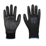 LUVA PU PRETA T. 10 (EG) - SUPER SAFETY