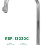 TORNEIRA METAL EASY INOX CANO ALTO QUADRADO CROMADO