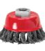 ESCOVA ACO COPO D. 75 MM S/ HASTE ROSCA M14 - MTX