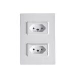 ILUMI - CJ 2 TOMADAS 10A 250V~ SEPARADAS MONOBLOCO VIVAZ