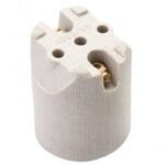 RECEPTACULO PORC. E-27 C/ BORNE LISO - FERTAK