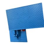 DESEMPENADEIRA ESTRIADA PROFISSIONAL AZUL 20 X 32CM - RF MAX