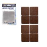 ADESIVO FELTRO EVA QUADRADO C/ 8 UN - 123 UTIL