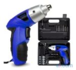PARAFUSADEIRA FURADEIRA S/ FIO RECARREGAVEL C/ MALETA 49 PC - EXBOM
