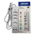 FILTRO DE LINHA 4 TOMADAS C/ 2 USB E 2 TIPO-C - JORTAN