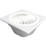 RALO SIFONADO QUADRADO 100MM BRANCO - PLASTILIT