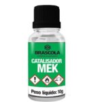 CATALISADOR P/ MASSA PLASTICA MEK (10G) - BRASCOLA