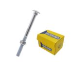 PARAF. FRANCES ZINC C/PORCA SEXT 3/16 X 2.1/2 C/ 200 UN - NEW-FIX