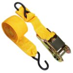 CINTA CATRACA P/ AMARRACAO AMARELA 50MM X 5.00MT - CAP. 250KG