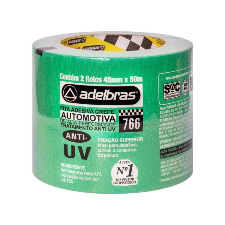 FITA CREPE VERDE AUTO 48MM X 50M - ADELBRAS