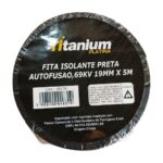 FITA ISOLANTE 19MM X 5M PRETA AUTOFUSAO - TITANIUM