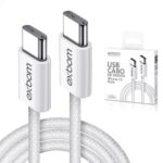 CABO DE DADOS NYLON USB C // TIPO C 20W C/ 1M - EXBOM