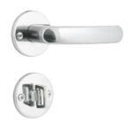 FECHADURA INOX PREMIUM BANHEIRO ROSETA 2800/11 - ALIANCA