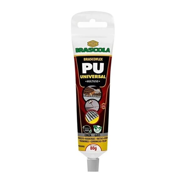 ADESIVO PU CINZA UNIVERSAL 80G - BRASCOLA