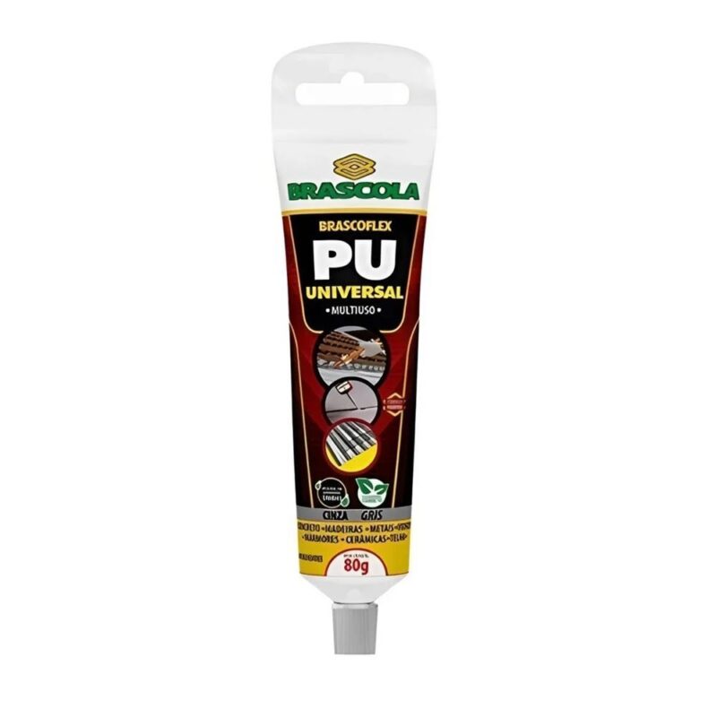 ADESIVO PU CINZA UNIVERSAL 80G - BRASCOLA