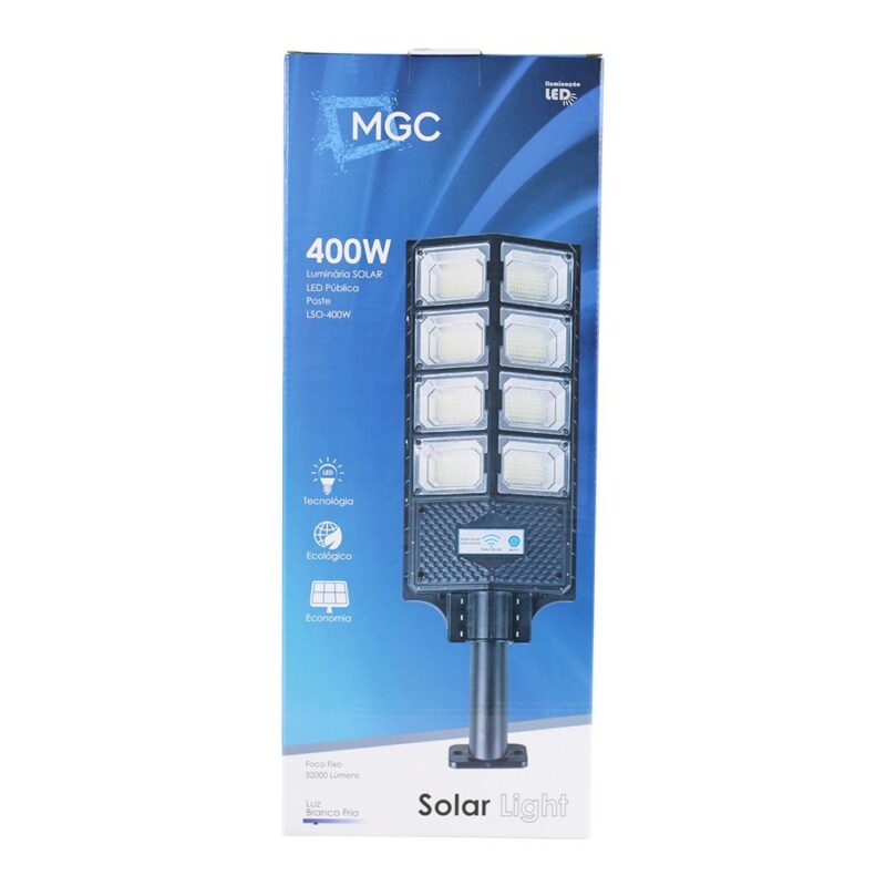 LUMINÁRIA LED PÚBLICA SOLAR LINHA LSO 400W