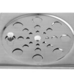 GRELHA INOX QUADRADA 10CM X 10CM C/ FECHO CROMADA - ULTRA METAIS