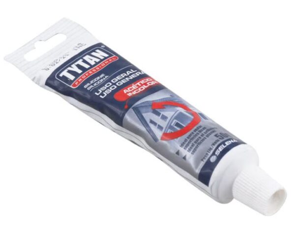 SILICONE ACETICO INCOLOR 50G C/ BLISTER - TYTAN
