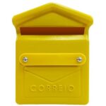 CAIXA CORREIO COLONIAL AMARELA PLASTICA - UNIFORTTE