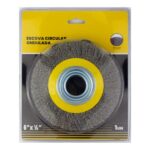ESCOVA ACO CIRCULAR ONDULADA 6" X1/2" M14 -