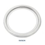 CAIXILHO REDONDO 15CM X 15CM CROMADO - ULTRA METAIS