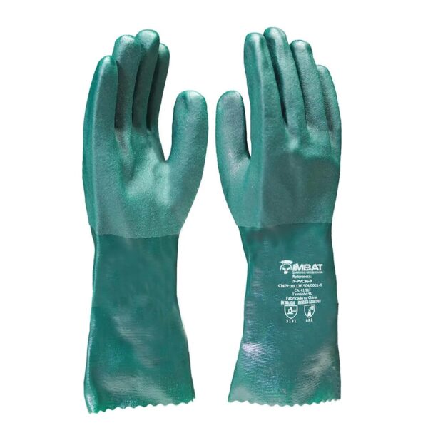 LUVA PVC VERDE 26 CM T.10 (EG) - IMBAT