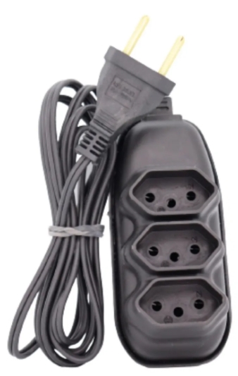 EXTENSAO CABO PARALELO 2 X 0,75 - 2M PLUG EXTENSOR