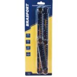 ESQUADRO PLASTICO AJUSTAVEL (25CM X 12CM) - BRASFORT