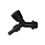 TORNEIRA PLASTICA JARDIM PRETO 1/2'' X 3/4'' - LUCONI