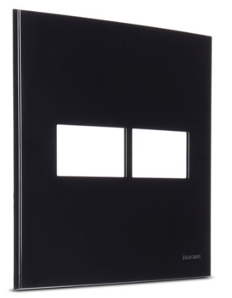 PEE UNA MAX BLACK PLACA 4X4 C/ 2 POSTO RETANG.